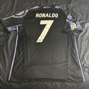 Real Madrid #7 Cristiano Ronaldo 2016-17 Adidas La Liga Away Jersey